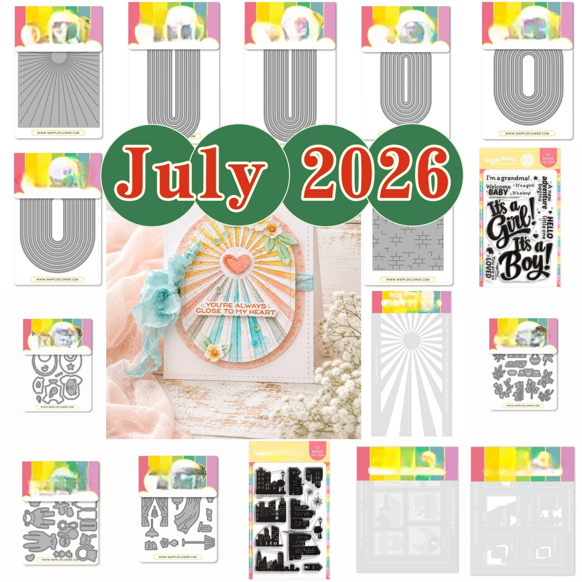 Baby Clothing Bag - 2026년 7월 윈도우스 포스티지 콜라주 길쭉한