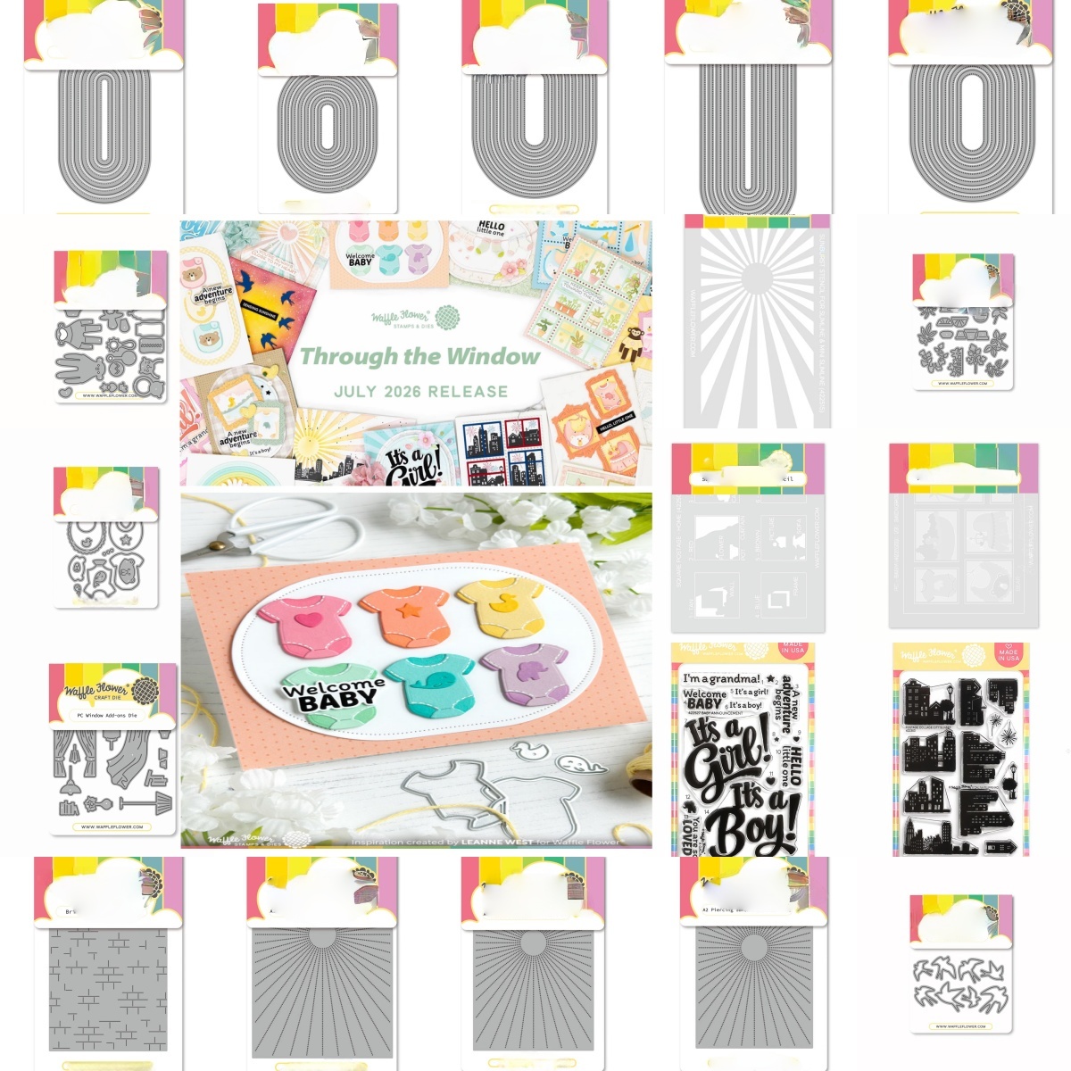 Baby Clothing Bag - 2026년 7월 윈도우스 포스티지 콜라주 베이비