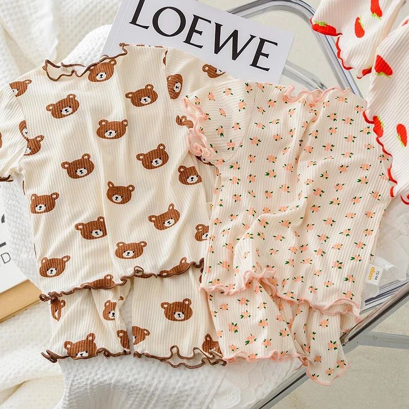Baby Clothing Essentials - 2026 여름 면 만화 캐주얼 잠옷