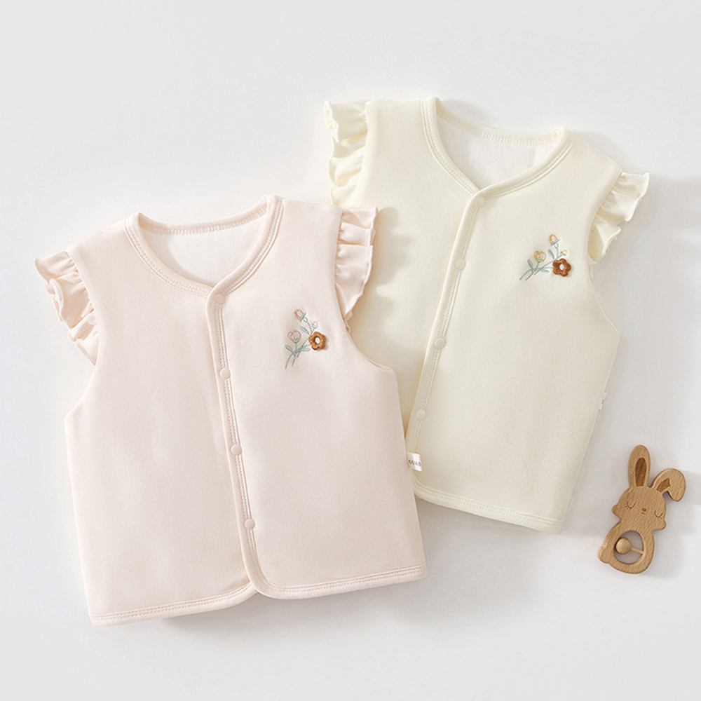 Baby Clothing Quilt - 아기 소녀 조끼 퀼트 따뜻한 가을