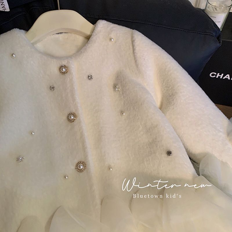 여아용 퍼리 프린세스 메쉬 코트 가을 겨울 신상 중간  - Baby Clothing Winter 리뷰 및 가격