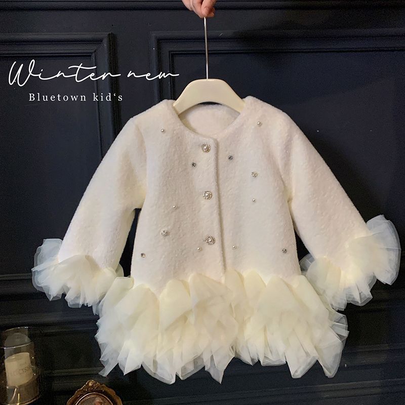 여아용 퍼리 프린세스 메쉬 코트 가을 겨울 신상 중간  - Baby Clothing Winter 리뷰 및 가격