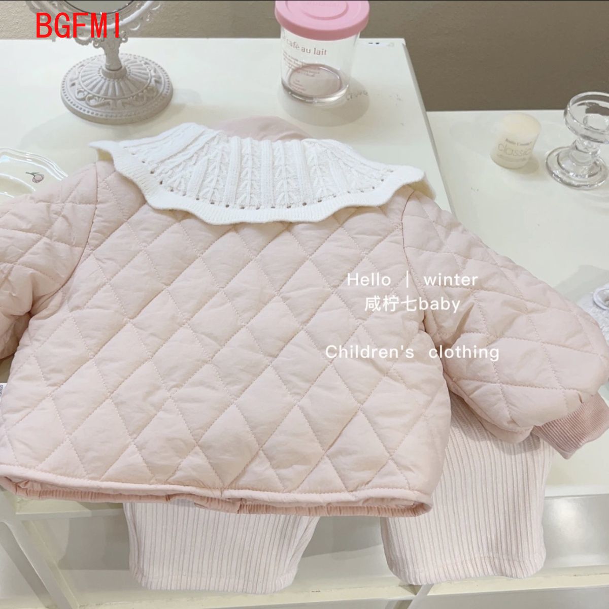 여아용 핑크 벨벳 안감 코튼 코트 겉옷 재킷 겨울 의류 - Baby Clothing Quilt 리뷰 및 가격