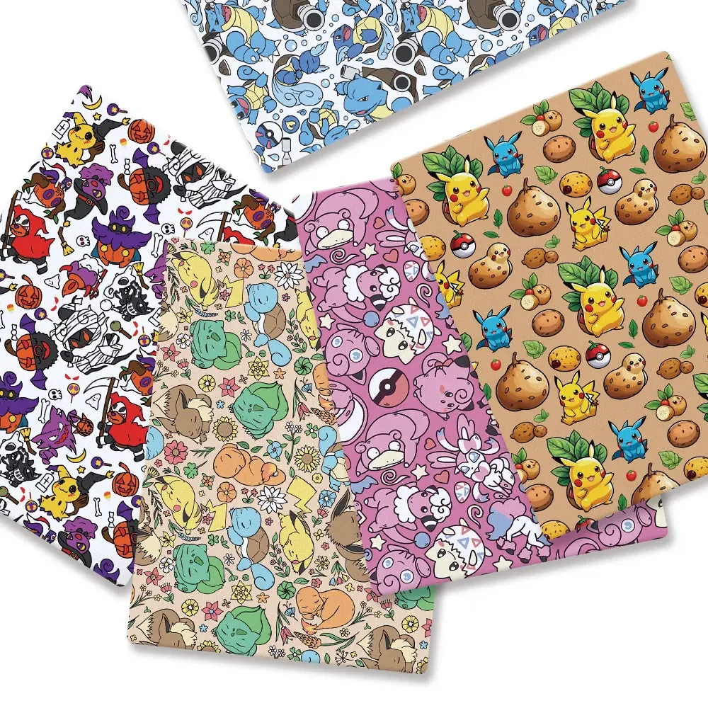 포켓몬 만화 Fabric140*50cm 수제 봉제 패치 - Baby Clothing Quilt 리뷰 및 가격