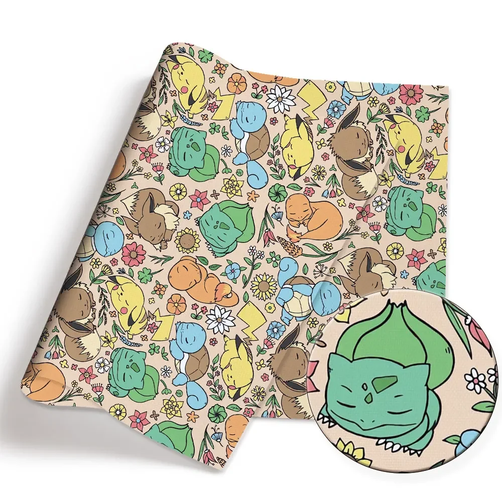 포켓몬 만화 Fabric140*50cm 수제 봉제 패치 - Baby Clothing Quilt 리뷰 및 가격