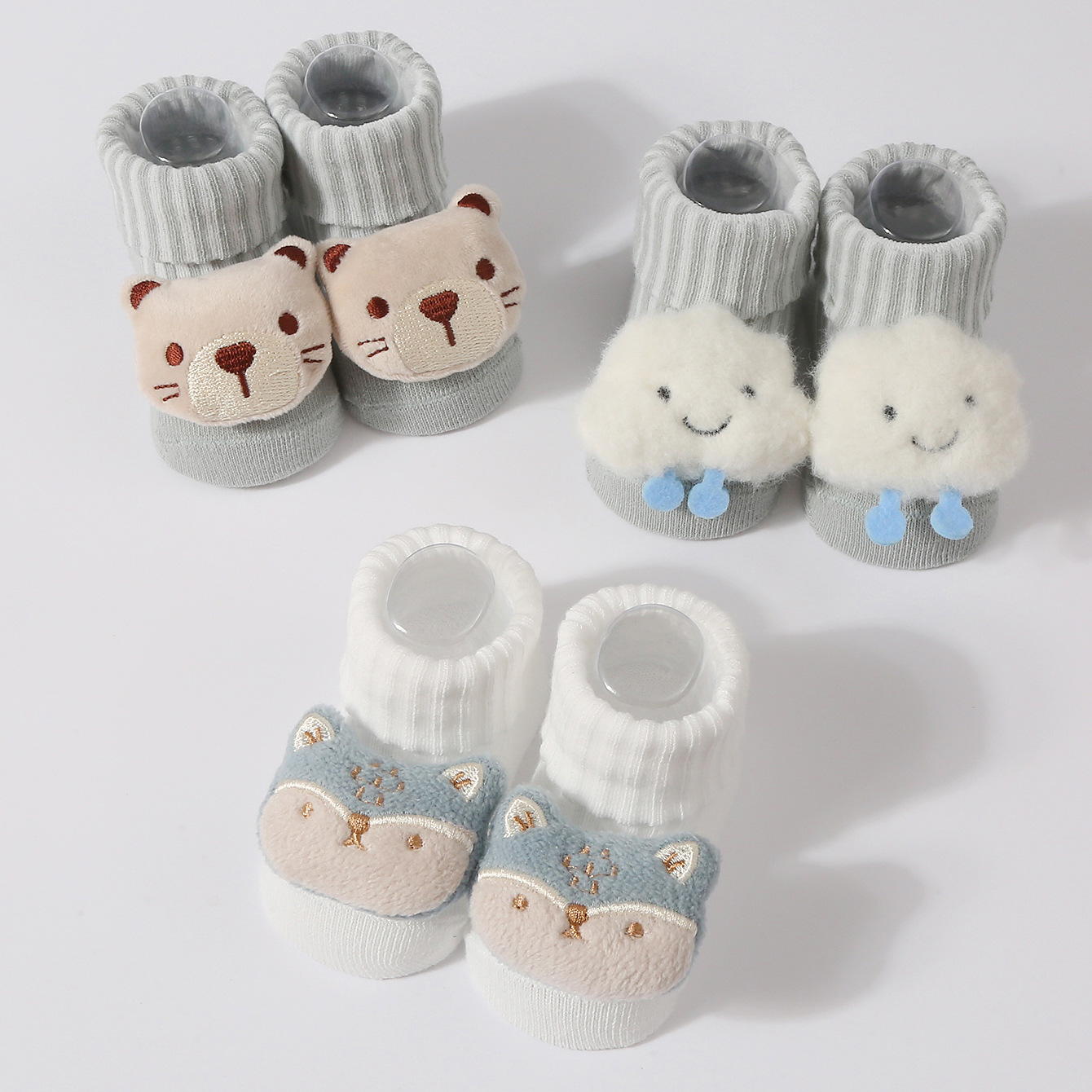 3 짝/대 아기 양말 소녀 소년 신생아 액세서리 만화  - Baby Clothing Essentials 리뷰 및 가격