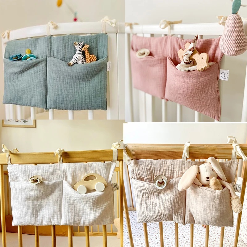 1/2개 아기 침대 정리함, 아기 침대 캐디, 침대 옆 - Baby Clothing Bag 리뷰 및 가격