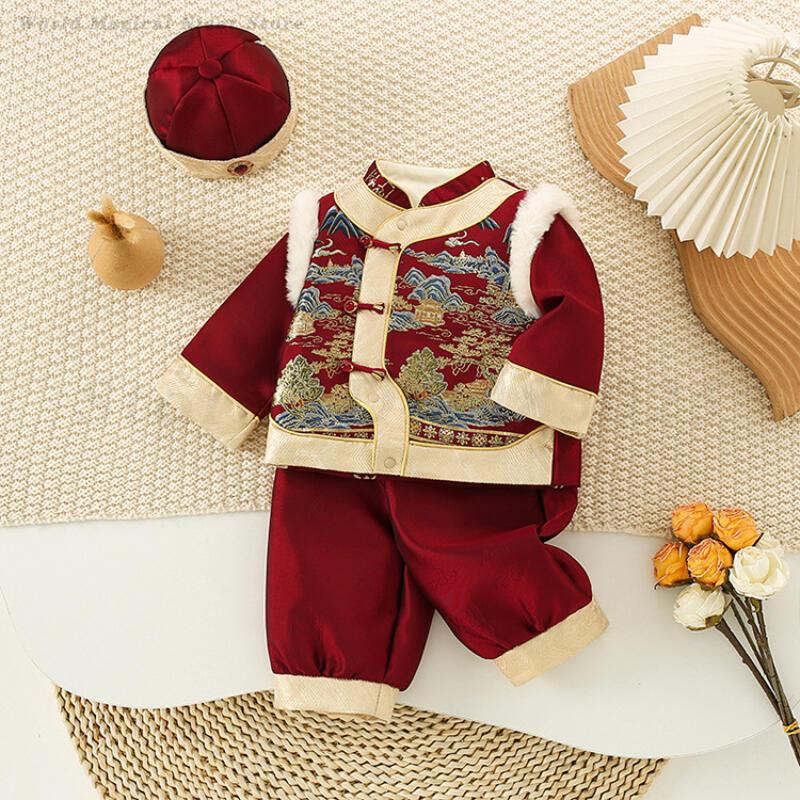 아기 어린이 축제 신년 의류 겨울 두꺼운 탕복 전통 중 - Baby Clothing Winter 리뷰 및 가격