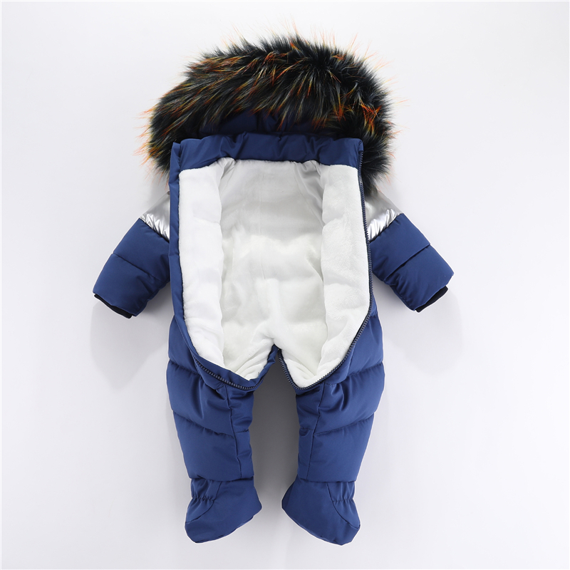 겨울 신생아 아기 장갑이 달린 롬퍼 따뜻한 두꺼운 아기 - Baby Clothing Winter 리뷰 및 가격