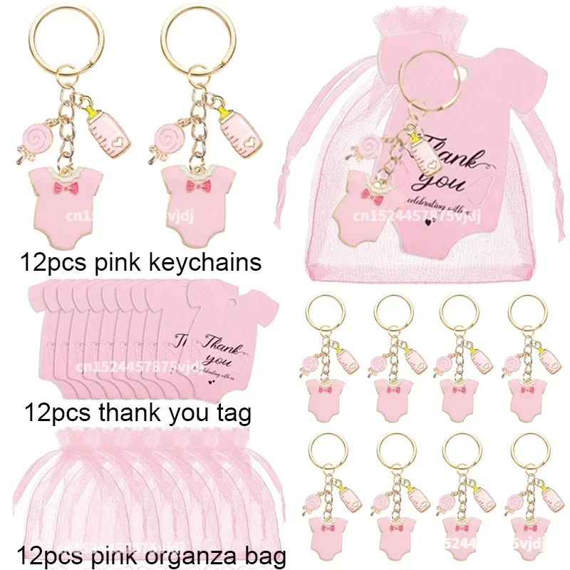 12 세트 베이비 샤워는 손님의 발자국을 선호합니다 세 - Baby Clothing Bag 리뷰 및 가격