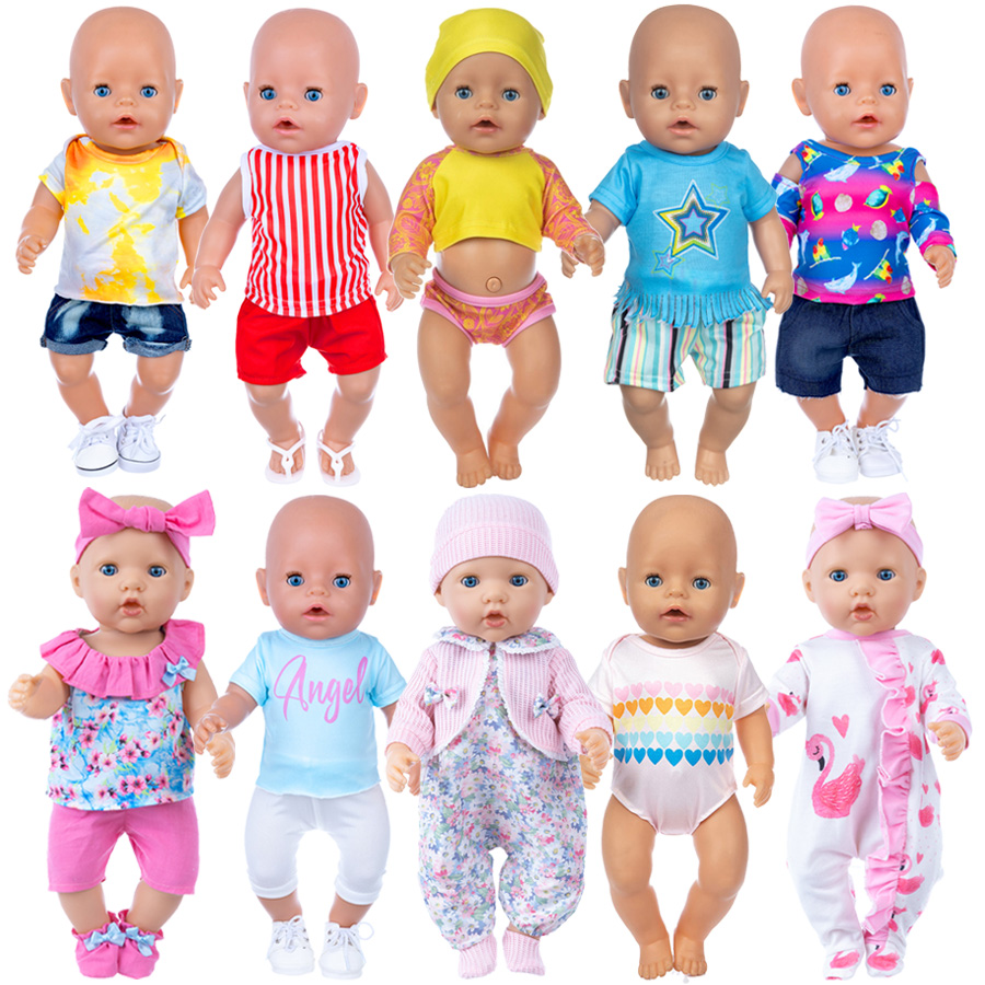 18 인치 다시 태어난 인형을위한 인형 옷 45cm 신 - Baby Clothing Essentials 리뷰 및 가격