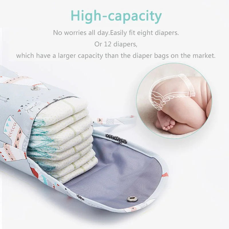아기 기저귀 가방 정리함 재사용 가능 방수 습식/건식  - Baby Clothing Bag 리뷰 및 가격