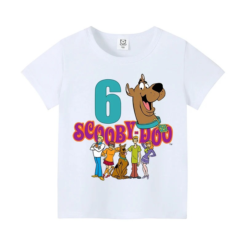 스쿠비 두 생일 넘버 티셔츠 베이비 여름 코튼 티셔츠  - Baby Clothing Essentials 리뷰 및 가격