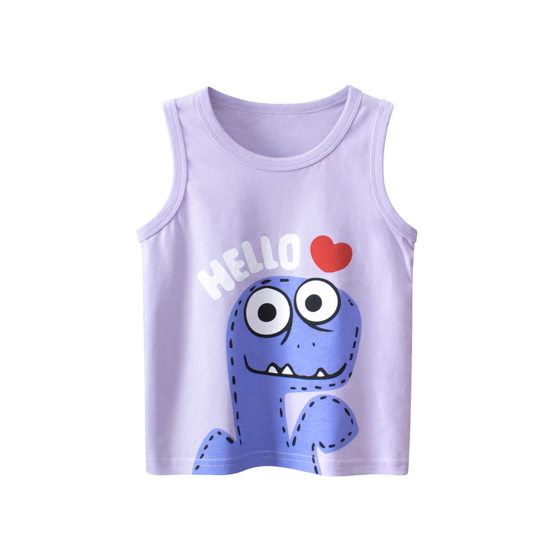 2023 여름 여아용 어린이 조끼, 100% 코튼 공룡 - Baby Clothing Essentials 리뷰 및 가격