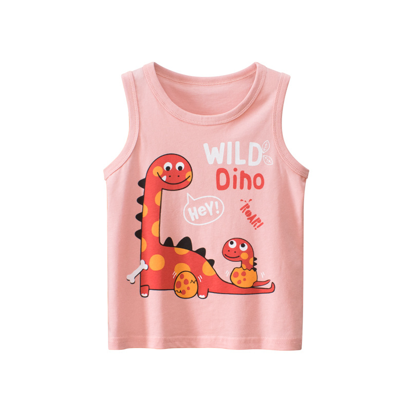 2023 여름 여아용 어린이 조끼, 100% 코튼 공룡 - Baby Clothing Essentials 리뷰 및 가격